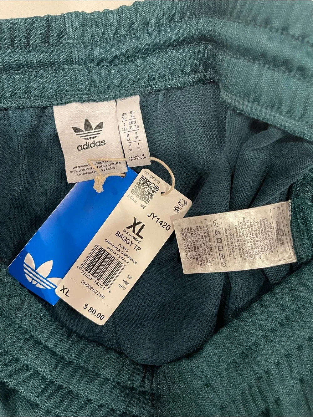 Adidas Originals Adicolor Baggy Firebird Track Pants extra Large New With Tags